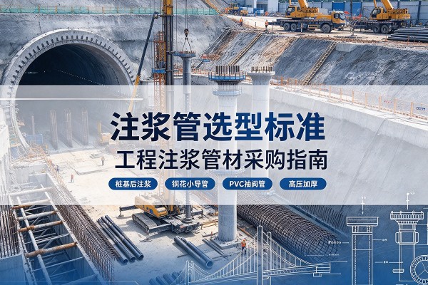 杭锦旗注浆管选型标准