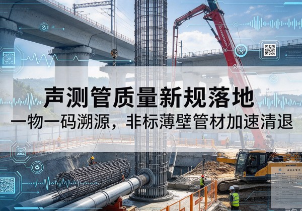 杭锦旗声测管质量新规落地，一物一码溯源，非标薄壁管材加速清退